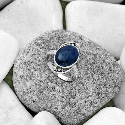 Blue Fire Labradorite - Madagascar Ring size-7 R-1160 SDR176873