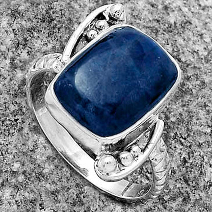 Blue Fire Labradorite - Madagascar Ring size-7 R-1160 SDR176874
