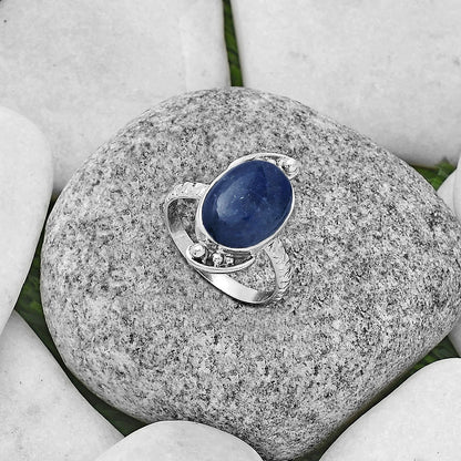 Blue Fire Labradorite - Madagascar Ring size-7 R-1160 SDR176875