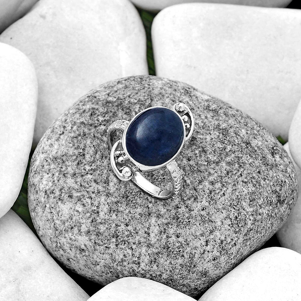 Blue Fire Labradorite - Madagascar Ring size-7 R-1160 SDR176887