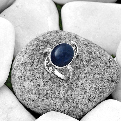 Blue Fire Labradorite - Madagascar Ring size-7 R-1160 SDR176887