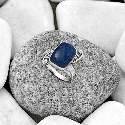 Blue Fire Labradorite - Madagascar Ring size-7 R-1160 SDR176891
