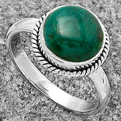 Natural Azurite Chrysocolla Ring size-7 R-1009 SDR177393