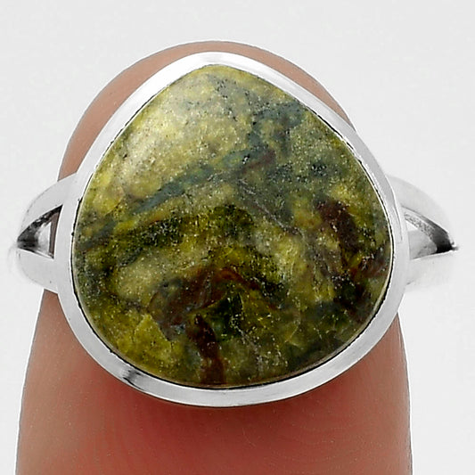 Dragon Blood Stone - South Africa Ring size-7 R-1005 SDR177595