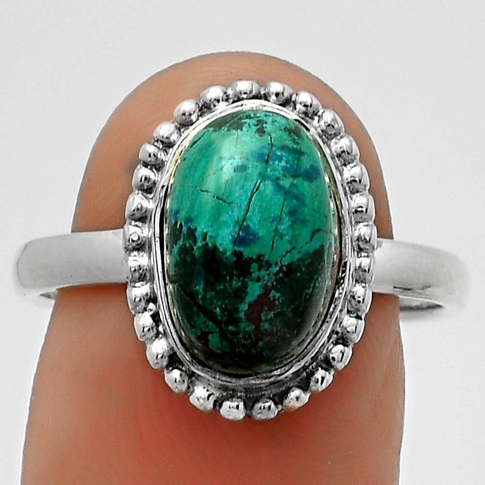 Natural Shattuckite - USA Ring size-8.5 R-1071 SDR177674