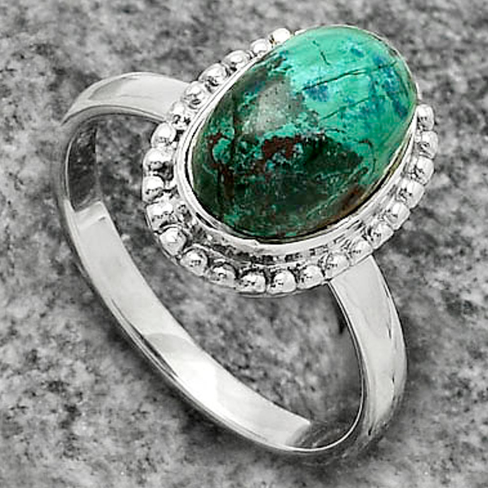 Natural Shattuckite - USA Ring size-8.5 R-1071 SDR177674