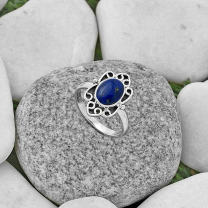 Natural Lapis - Afghanistan Ring size-7.5 R-1226 SDR177917