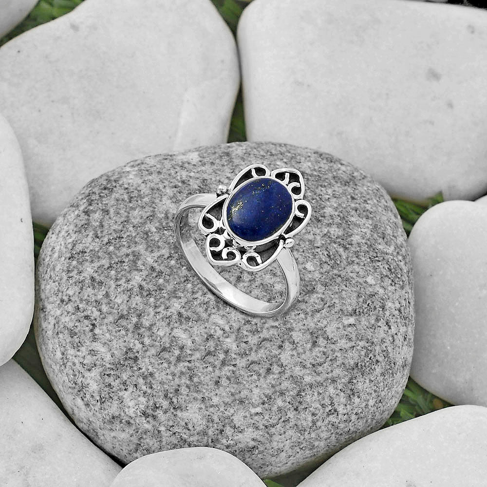 Natural Lapis - Afghanistan Ring size-7.5 R-1226 SDR177922