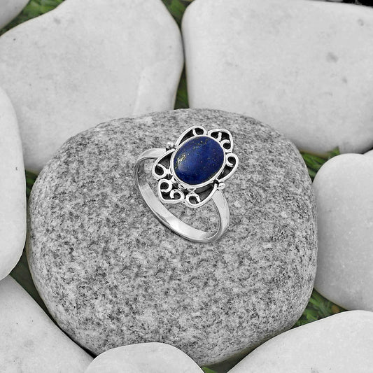 Natural Lapis - Afghanistan Ring size-7.5 R-1226 SDR177922