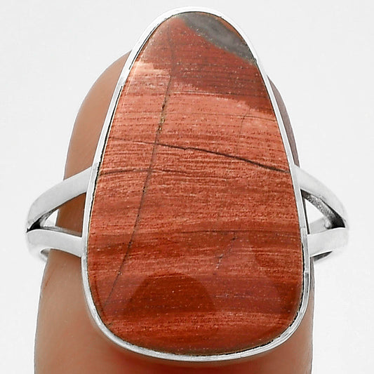 Natural Snake Skin Jasper Ring size-8 R-1002 SDR178030