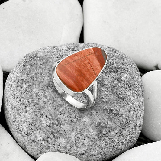 Natural Snake Skin Jasper Ring size-8 R-1002 SDR178030