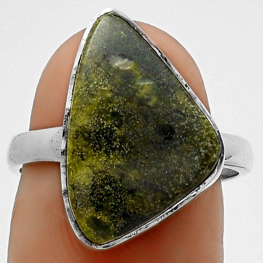 Dragon Blood Stone - South Africa Ring size-7.5 R-1001 SDR178073