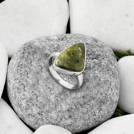 Dragon Blood Stone - South Africa Ring size-7.5 R-1001 SDR178073