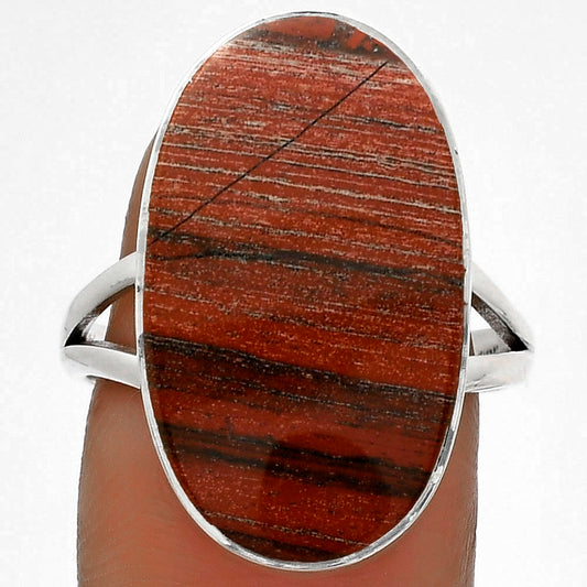 Natural Snake Skin Jasper Ring size-8.5 R-1002 SDR178141