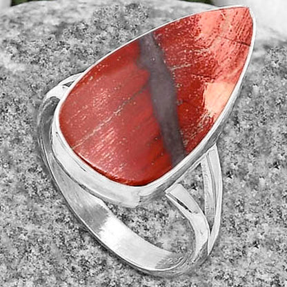 Natural Snake Skin Jasper Ring size-7.5 R-1002 SDR178189