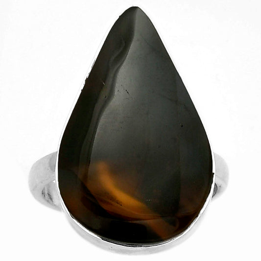 Natural Montana Agate - USA Ring size-7.5 R-1001 SDR178251