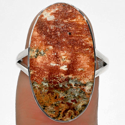 Natural Leopard Skin Jasper Ring size-7 R-1002 SDR178282