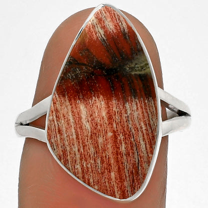Natural Snake Skin Jasper Ring size-8.5 R-1002 SDR178326