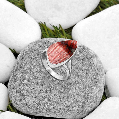 Natural Snake Skin Jasper Ring size-8.5 R-1002 SDR178326