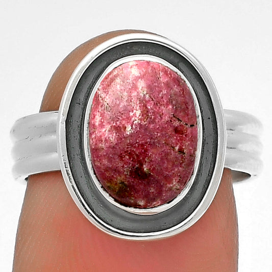 Natural Pink Thulite - Norway Ring size-7 R-1468 SDR178767