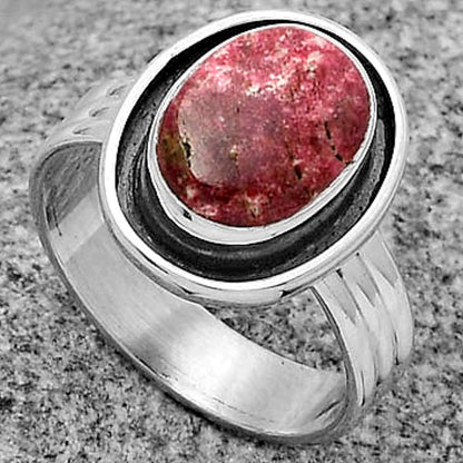 Natural Pink Thulite - Norway Ring size-7 R-1468 SDR178767