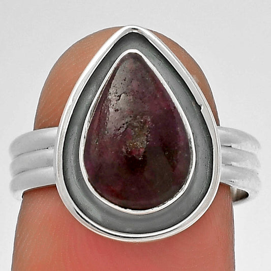 Natural Tourmaline Quartz Ring size-7 R-1468 SDR178774