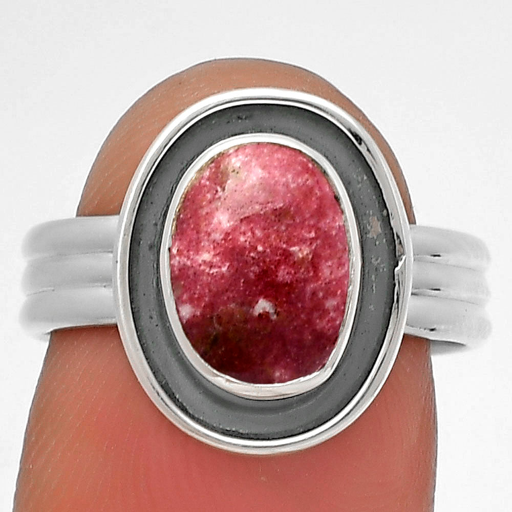 Natural Pink Thulite - Norway Ring size-7 R-1468 SDR178776