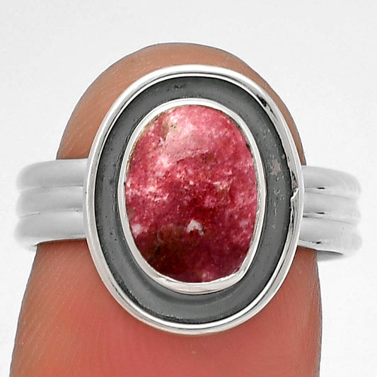 Natural Pink Thulite - Norway Ring size-7 R-1468 SDR178776