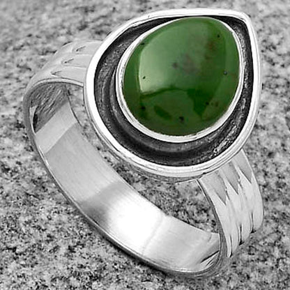 Natural Chrome Chalcedony Ring size-8 R-1468 SDR178795