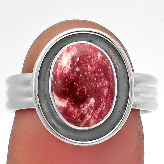 Natural Pink Thulite - Norway Ring size-7 R-1468 SDR178799