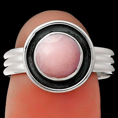 Natural Pink Opal - Australia Ring size-8 R-1468 SDR178812