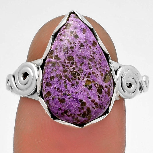 Natural Purpurite - South Africa Ring size-8 R-1315 SDR178822