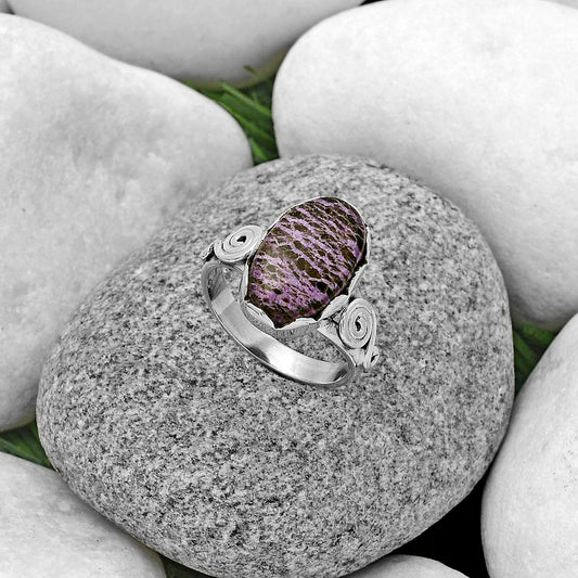 Natural Purpurite - South Africa Ring size-8 R-1315 SDR178833