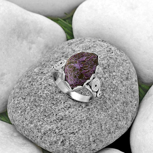 Natural Purpurite - South Africa Ring size-7 R-1315 SDR178834