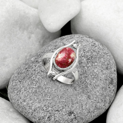Natural Pink Thulite - Norway Ring size-7 R-1663 SDR179063