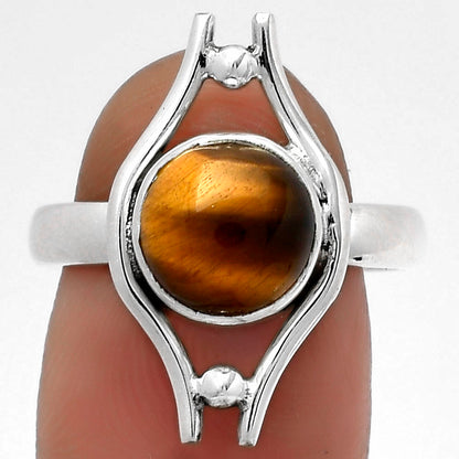 Natural Tiger Eye - Africa Ring size-8 R-1663 SDR179092
