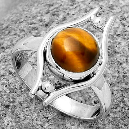 Natural Tiger Eye - Africa Ring size-8 R-1663 SDR179092