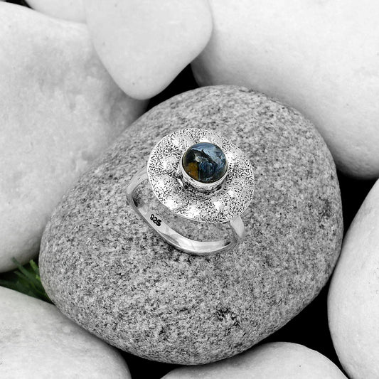 Natural Pietersite - Namibia Ring size-8 R-1531 SDR179124