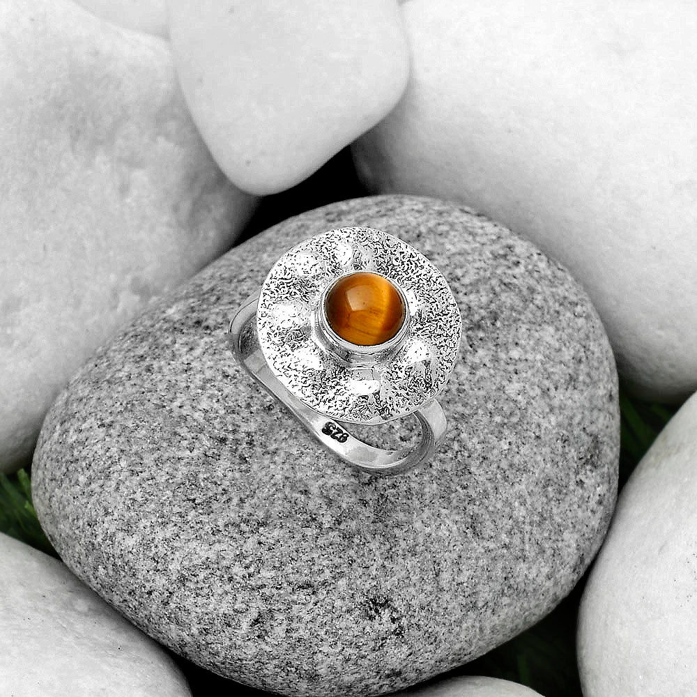 Natural Tiger Eye - Africa Ring size-8 R-1531 SDR179131