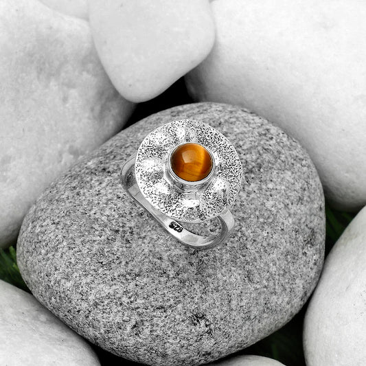 Natural Tiger Eye - Africa Ring size-8 R-1531 SDR179131