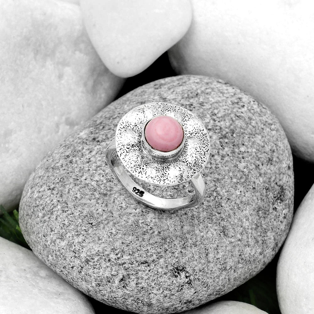 Natural Pink Opal - Australia Ring size-7 R-1531 SDR179137