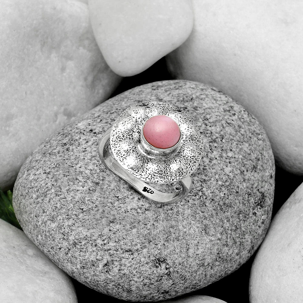 Natural Pink Opal - Australia Ring size-7 R-1531 SDR179140