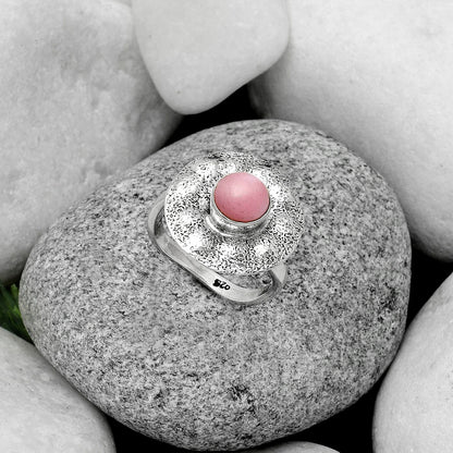 Natural Pink Opal - Australia Ring size-7 R-1531 SDR179140