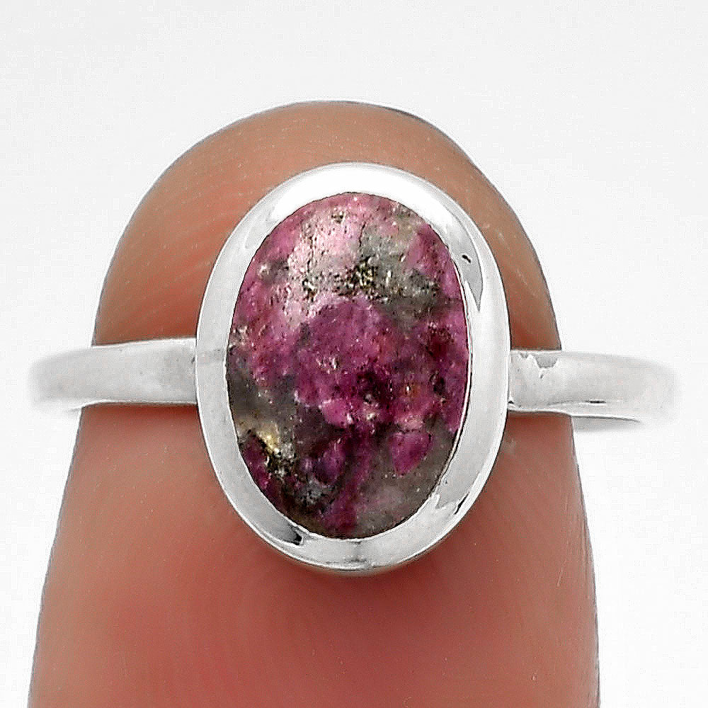 Natural Tourmaline Quartz Ring size-7.5 R-1004 SDR179218