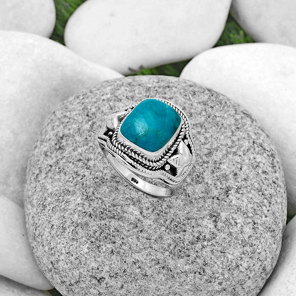 Natural Peruvian Opalina Ring size-9 R-1312 SDR179451