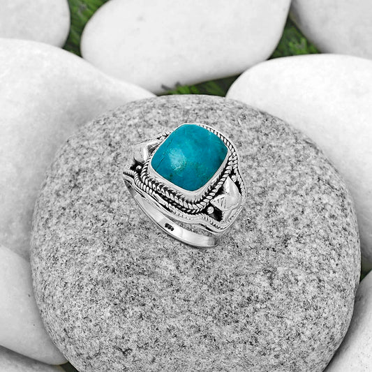 Natural Peruvian Opalina Ring size-9 R-1312 SDR179451