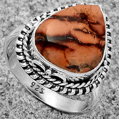Natural Indian Paint Gemstone Ring size-7.5 R-1279 SDR179490