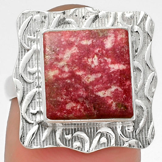 Natural Pink Thulite - Norway Ring size-7 R-1090 SDR179669