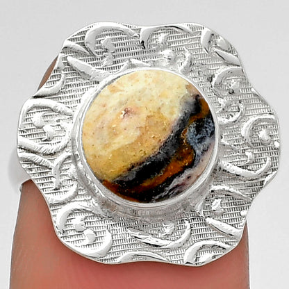 Natural Indian Blanket Jasper Ring size-6.5 R-1090 SDR179699