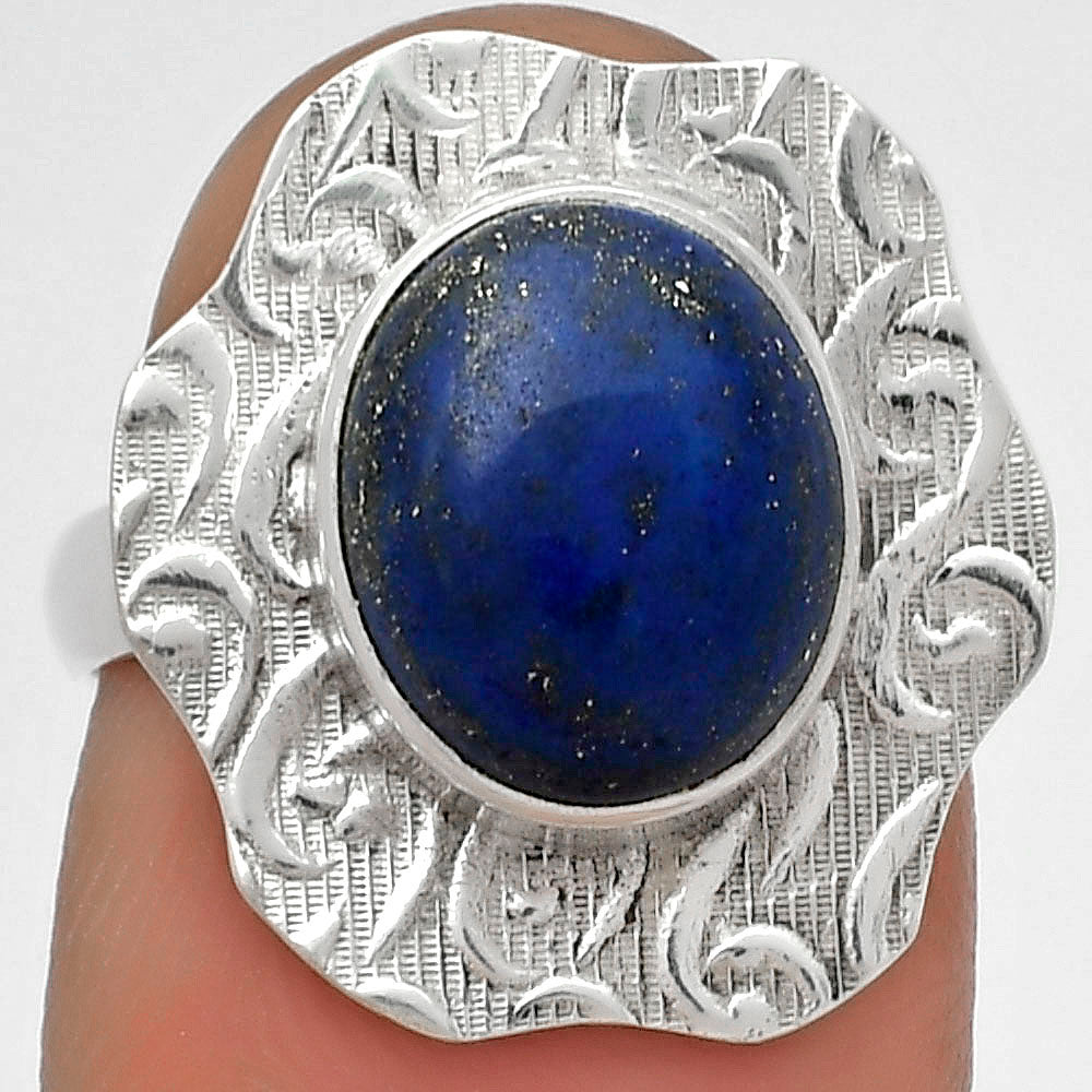 Natural Lapis - Afghanistan Ring size-7 R-1090 SDR179710